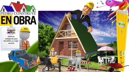 CABAÑA DE MADERA TRONCOS Y LADRILLOS