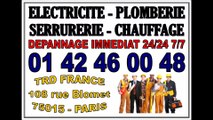DEPANNAGE PLOMBERIE PARIS 15eme - PLOMBIER 75015 PARIS