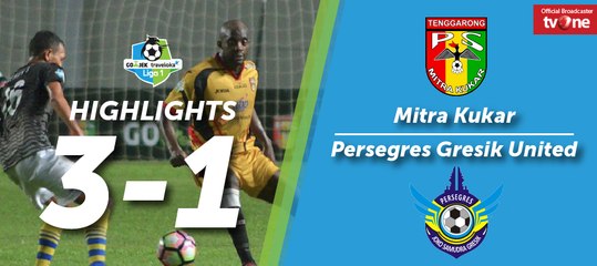 Highlight Liga 1 - Mitra Kukar vs Persegres Gresik United (3-1)
