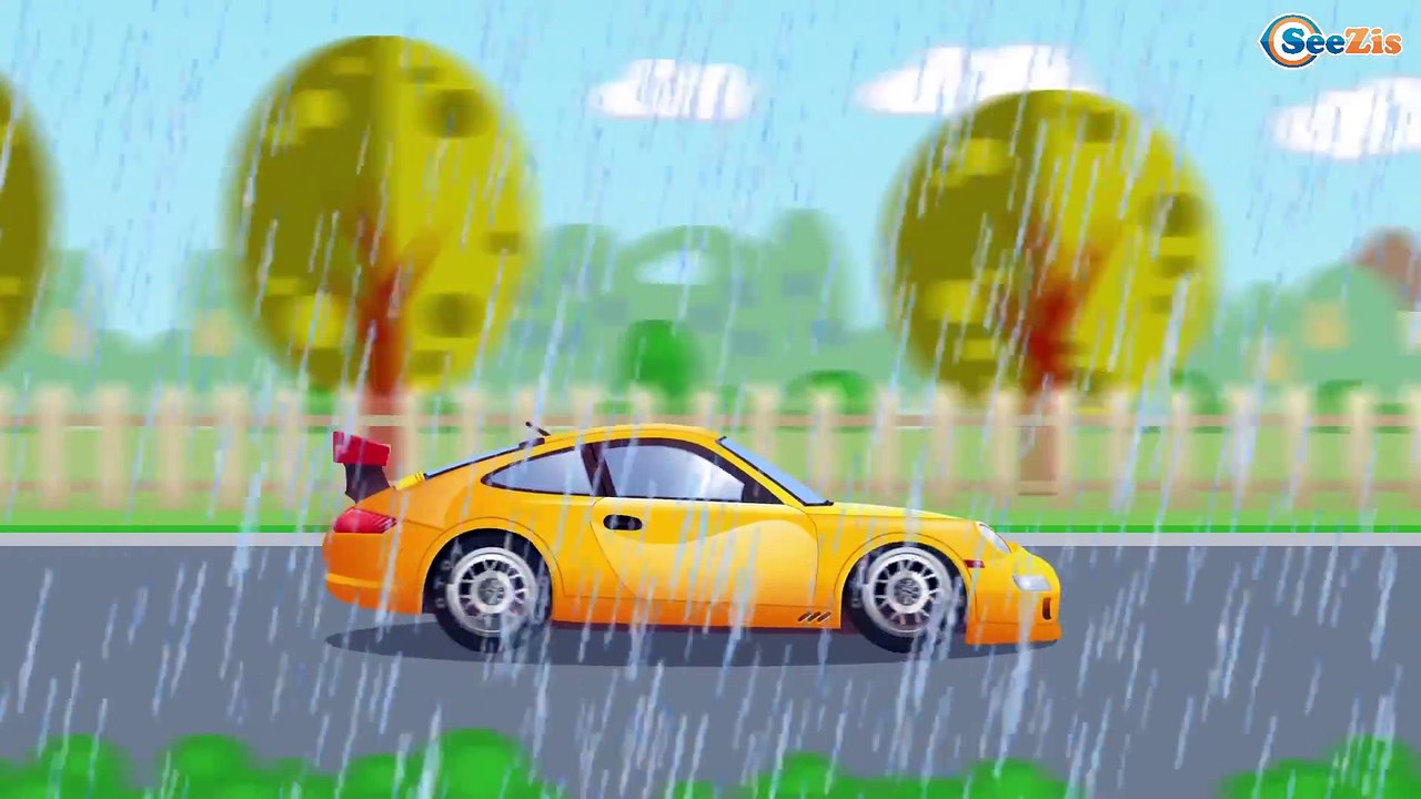 El Coche de Policía ¡NEW! Dibujos animados de COCHES. Helper cars. Vehículos de Servicio.