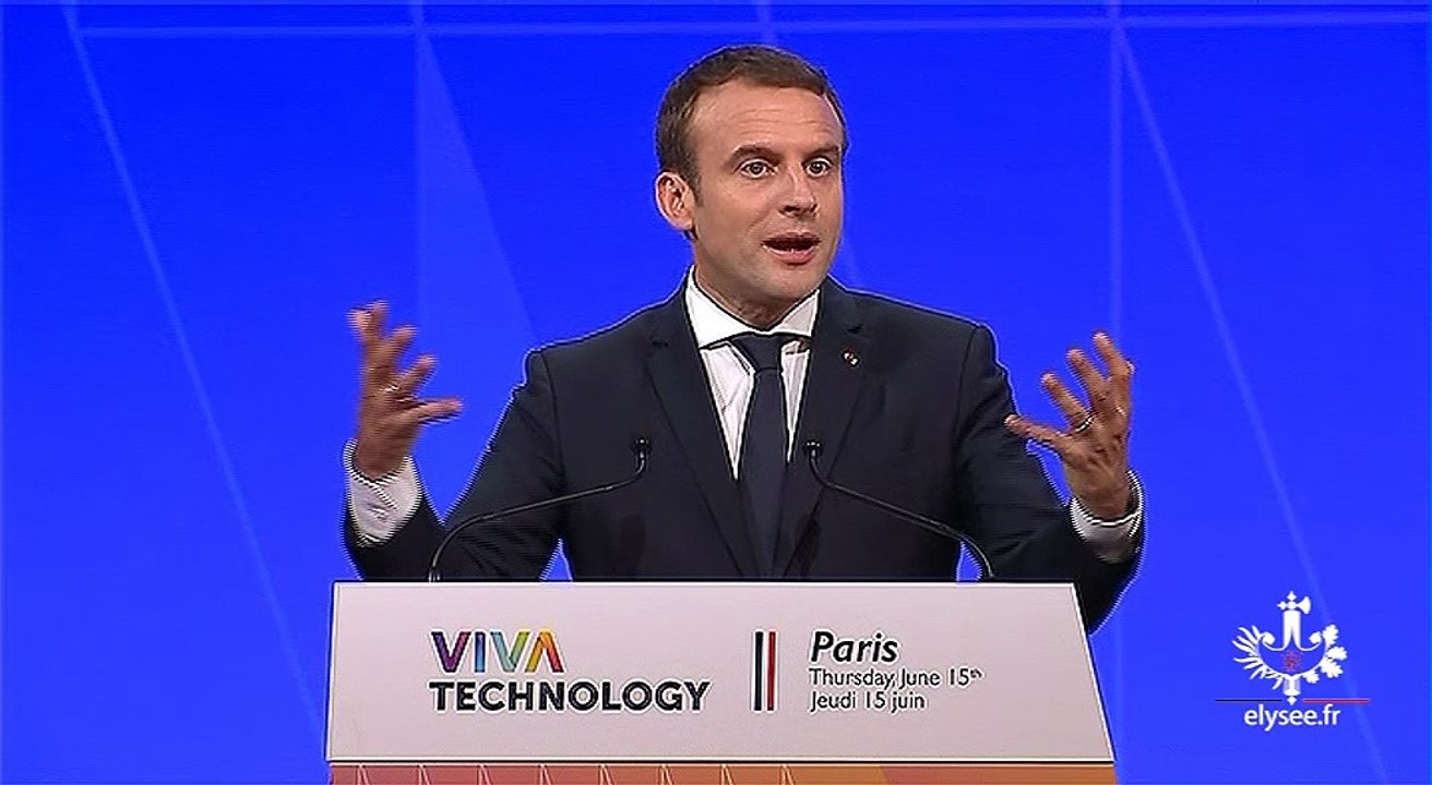 Discours du Président de la République à Vivatech