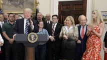 Trump thanks Ivanka and promises 'big' plants to come