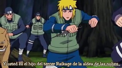Minato vs Raikage sub español