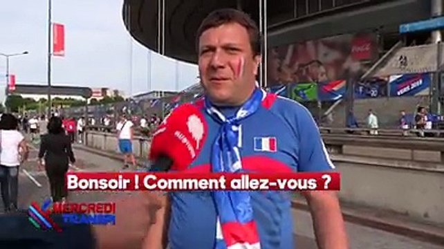 Le Quotidien teste le niveau d'anglais d'un supporter français.