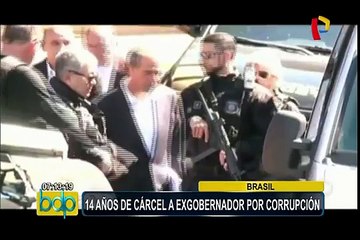 Brasil: condenan a 14 años de cárcel a ex gobernador de Río de Janeiro