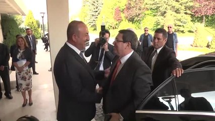 Çavuşoğlu, Küba Dışişleri Bakanı Parrilla Ile Bir Araya Geldi