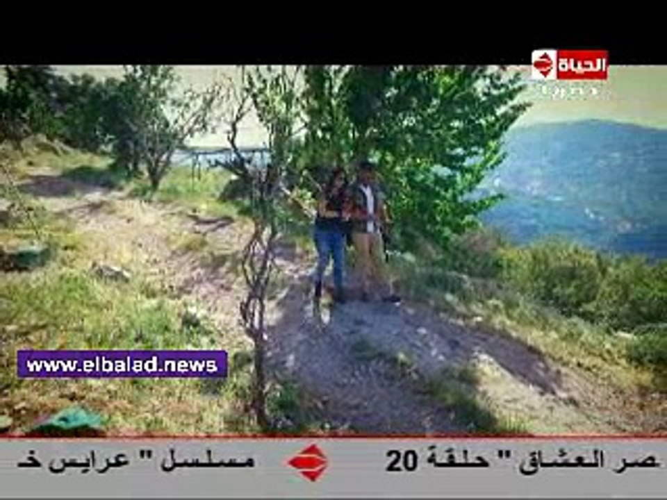 آيتن عامر تداعب أطفال لبنان وتلتقط معهم صورا تذكارية