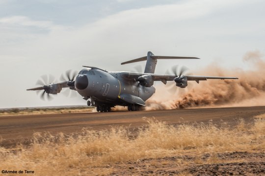 Vol d'entrainement de l'A400M - Salon du Bourget 2017