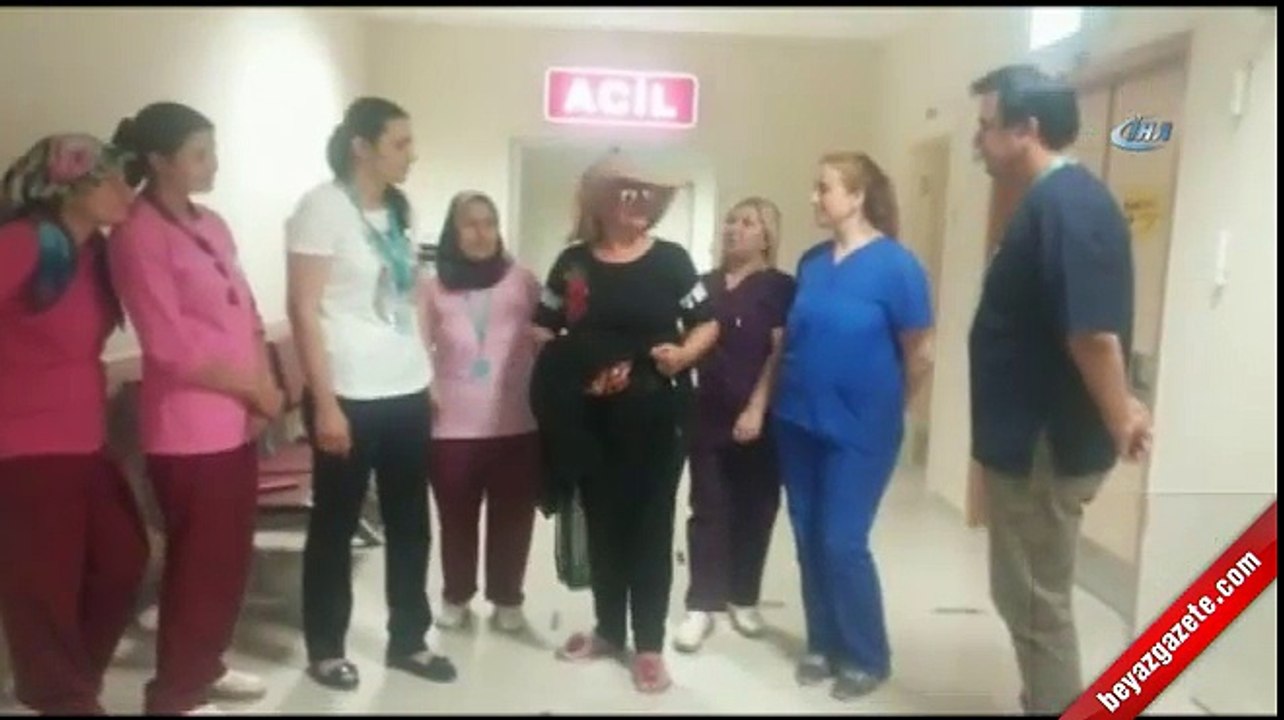 Banu Alkan ATV'den düştü, altında kaldı