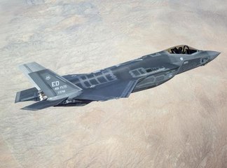 Vol d'entrainement du F35 - Salon du Bourget 2017