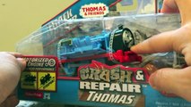 Crash  Repair Thomas the train  motorized Trackmaster train review unbox play