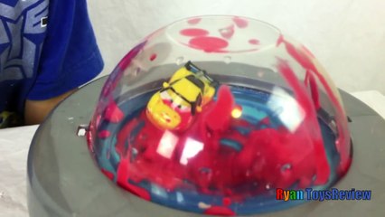DANCING GOO Cornstarch and water Easy science experiment for kids Wonderology Ryan ToysReview