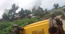 Filipino Rescue Teams Survey Marawi Evacuation Zones