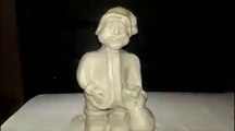 Education For Children - How to make - Santdfgra Claus - From clay