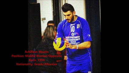 Achilleas Mpasis-Middle Blocker Highlights 2016-2017