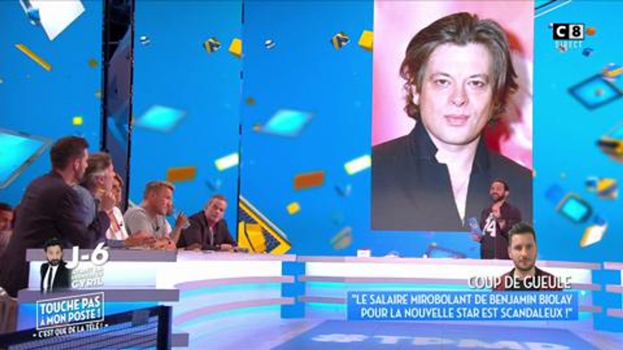 TPMP : le salaire de Benjamin Biolay pour Nouvelle Star fait polémique