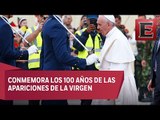 El papa Francisco llega a Portugal para visitar el santuario de Fátima