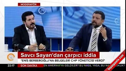 Savcı Sayan'dan bomba iddia