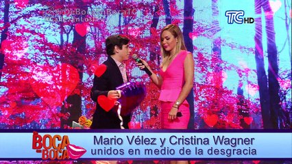 Cristina Wagner inseparable de Mario Vélez en medio de la desgracia
