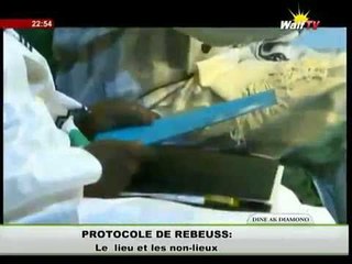 Le contenu du "Protocole de Rebeuss" exposé sur le plateau de Walf