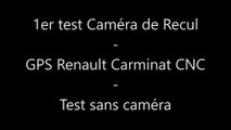 Caméra recul GPS Renault CNC Carminat