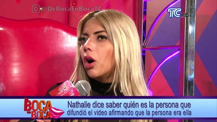 Nathalie Carvajal ya sabría quién es el culpable del supuesto video íntimo en el que se la involucraba