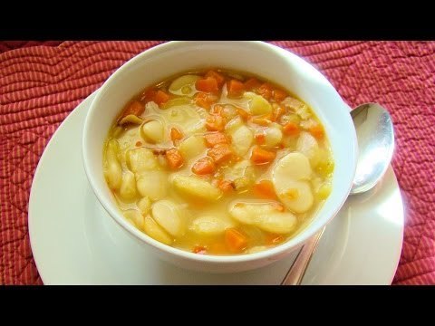 Receta para preparar caldo de habas. Caldo de habas / Receta de habas