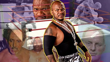 ☣New Jack stabs and exposes Esau's pro wrestling