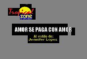 Amor Se Paga Con Amor - Jennifer Lopez (Karaoke)