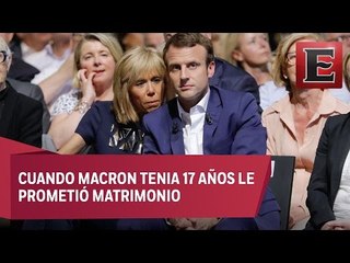 Emmanuel Macron y Brigitte Trogneux, una historia de amor