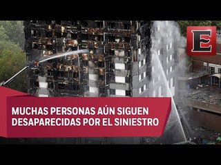 Sube a 17 el número de muertos por incendio en edificio de Londres