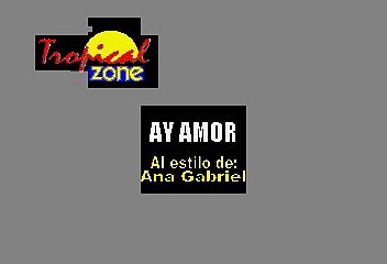 Ay amor - Ana Gabriel (Karaoke)
