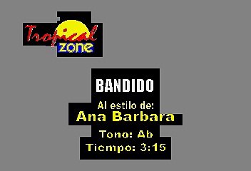 Bandido - Ana Barbara (Karaoke)