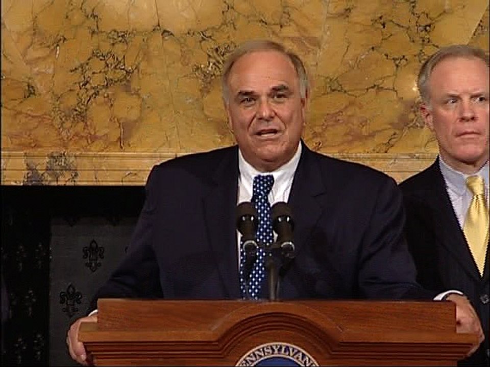 Gov Rendell on John Perzel