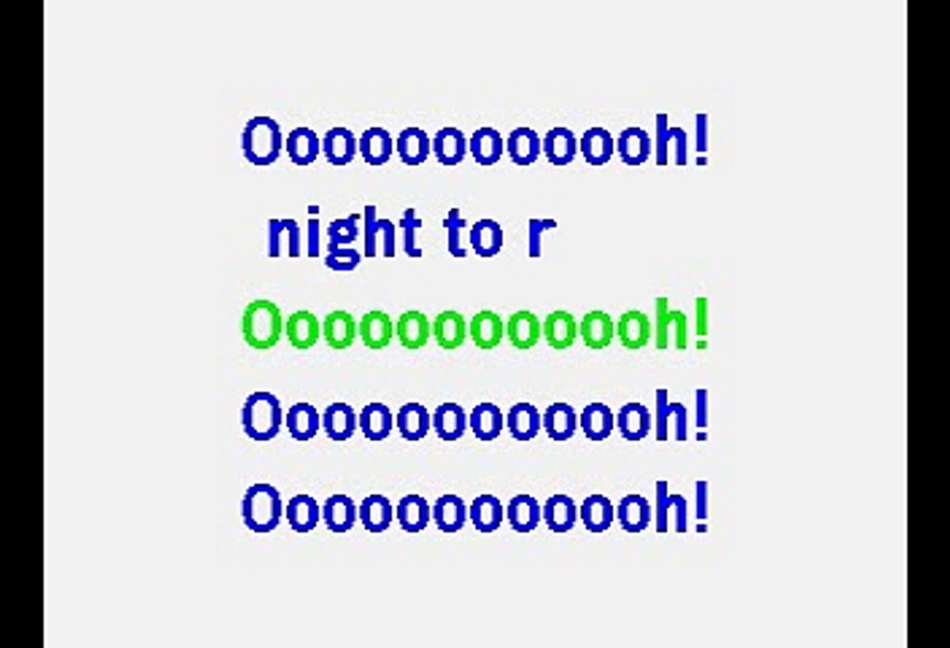 Baltimora - Tarzan boy (Karaoke)