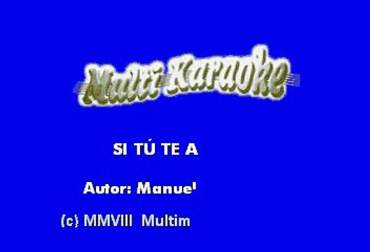 Luis Miguel - Si tu te atreves (Karaoke)