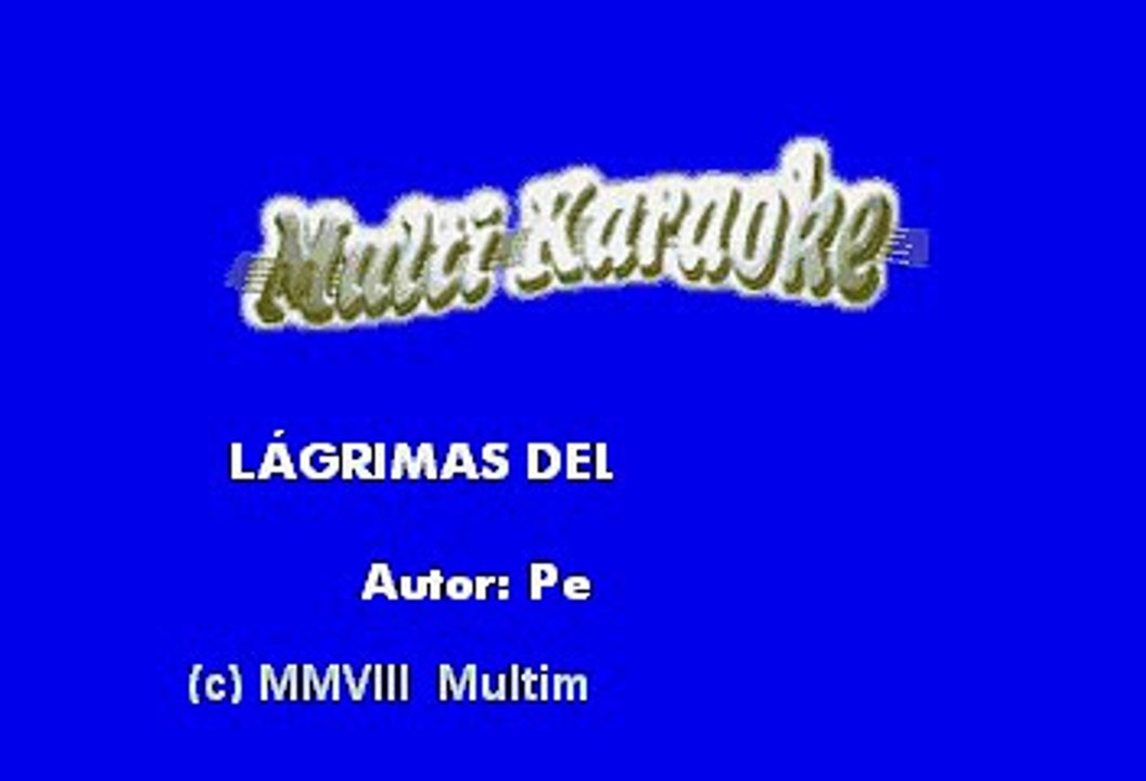 Montéz De Durango - Lágrimas del corazón (Karaoke)