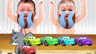 BEARDED BABY CRY with McQueen! FINGER FAMILY! Video for kids and toddlers!