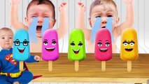 Bad Baby Crying Learn Colors For Children to Learn with Ice Cream Finger Family Song Collection