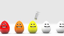 Learn Colors with Surprise Eggs Giant Syringe for Children, Toddlers - Colors Needle Surprise Eggs