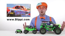 Monster Truck Toy and os for toddlers - 21 minutes with Blippi