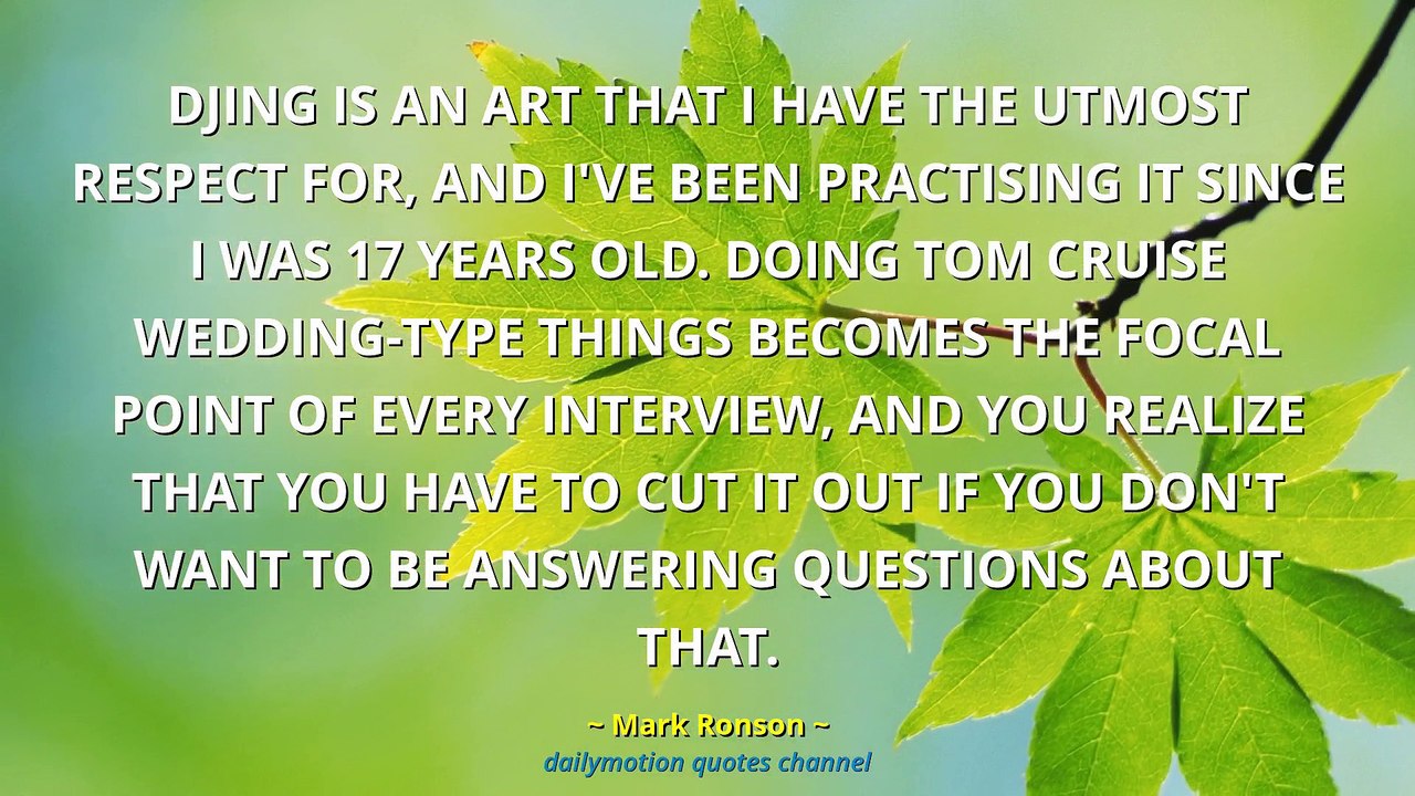 Mark Ronson Quotes #1
