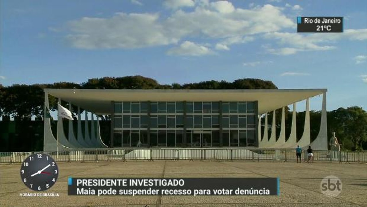 Câmara dos Deputados cogita suspender recesso para votar denúncia contra Temer