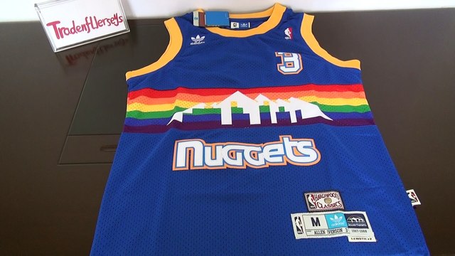 Denver Nuggets #3 Allen Iverson hardwood classic jersey