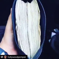 Hollywood Pompeii x Stunts with a bag of money