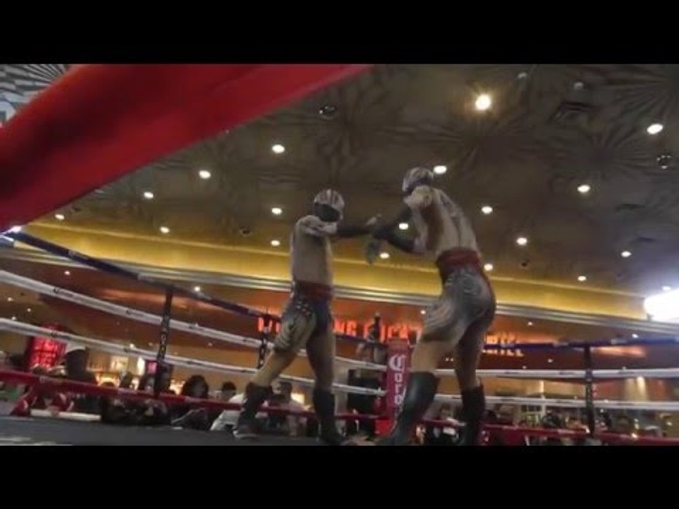 Maidana vs Mayweather Undercard Media Workouts