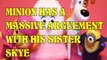 Toy MINION HAS A MASSIVE ARGUEMENT WITH HIS SISTER SKYE + MAX GIDGET TSLOP PAW PATROL
