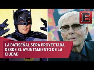 Batiseñal brillará sobre Los Ángeles en honor a Adam West