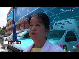 အိႏၵိယအစိုးရ လူနာတင္ကား ၂ စီး ရန္ကုန္ကေလးေဆး႐ံုႀကီးသို႔ လွဴဒါန္း