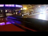 43.2015 Dodge Challenger SCAT Pack with 2010 Mercedes E550! Both Straight pipes cruising Downtown!!_clip4